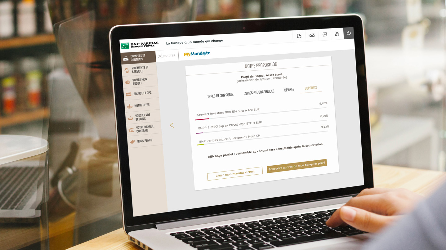 Visuel - Gestion sous mandat digitalisée